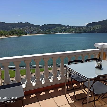 Casa da Costa - Piso con galería y terraza con vistas al mar Vila Cedeira Exterior foto